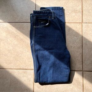 Dark blue denim jeans vintage Chardonnay